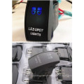 Luzes LED Spot Rocker Switch com luz LED dupla